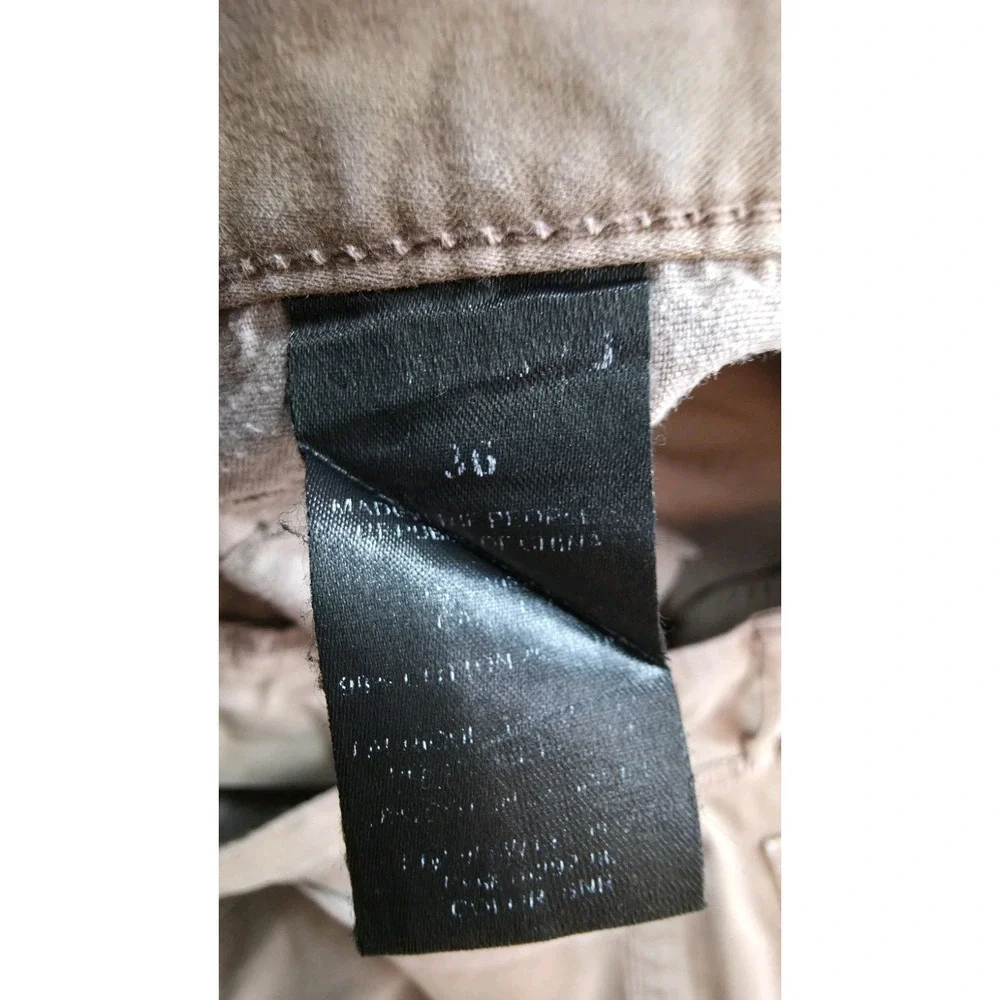 Joes Jeans Brixton Straight Narrow Beige Khaki Pants Mens 36 Stretch Cotton